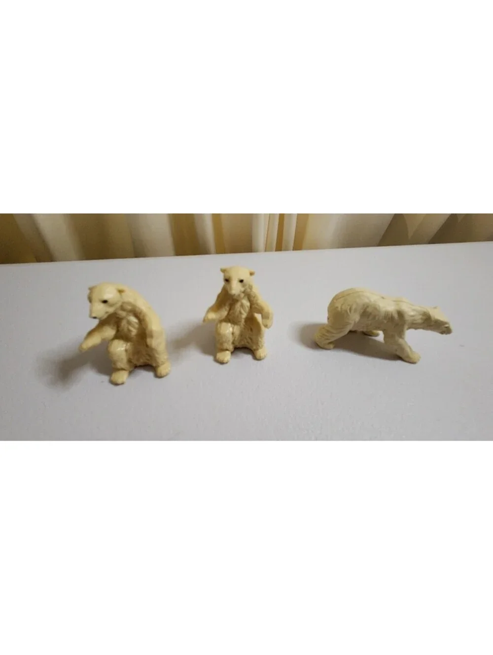 Vintage polar bear and sheep miniatures lot-Made in England